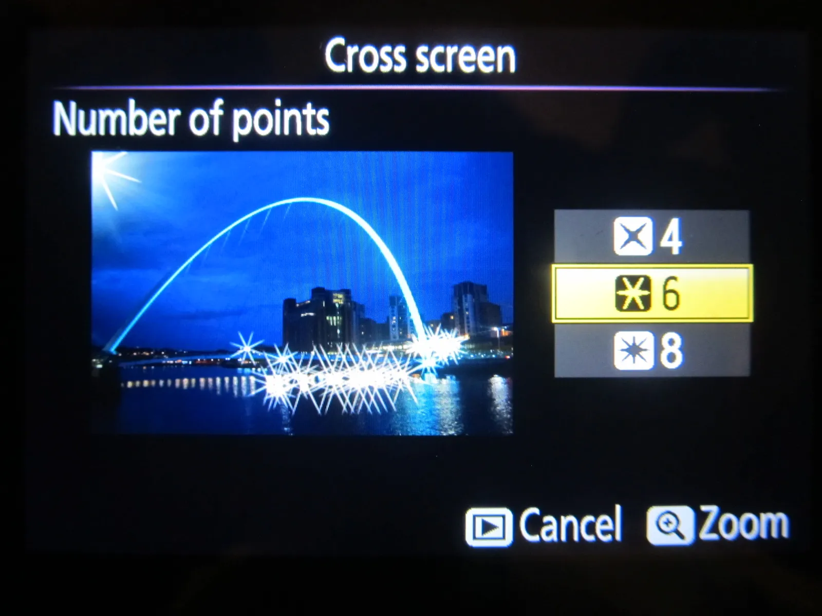 Nikon D5300 cross screen and number of points 2