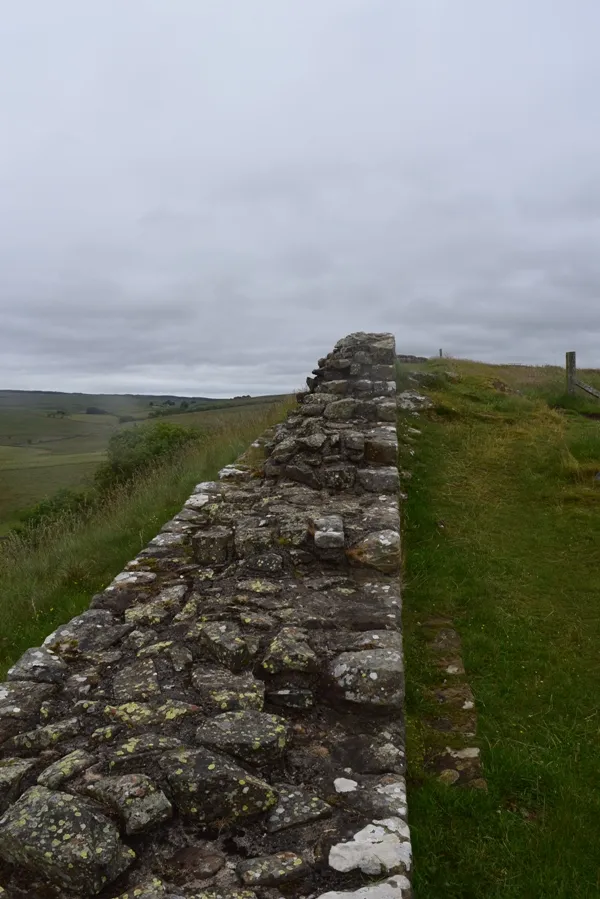 View on the Hadrian's Wall