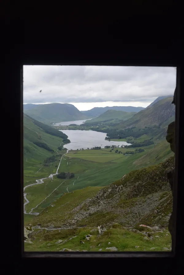 Warnscale Head Bothy overlook on the Buttermere Valley