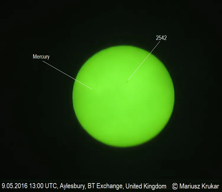 Transit of Mercury 2016