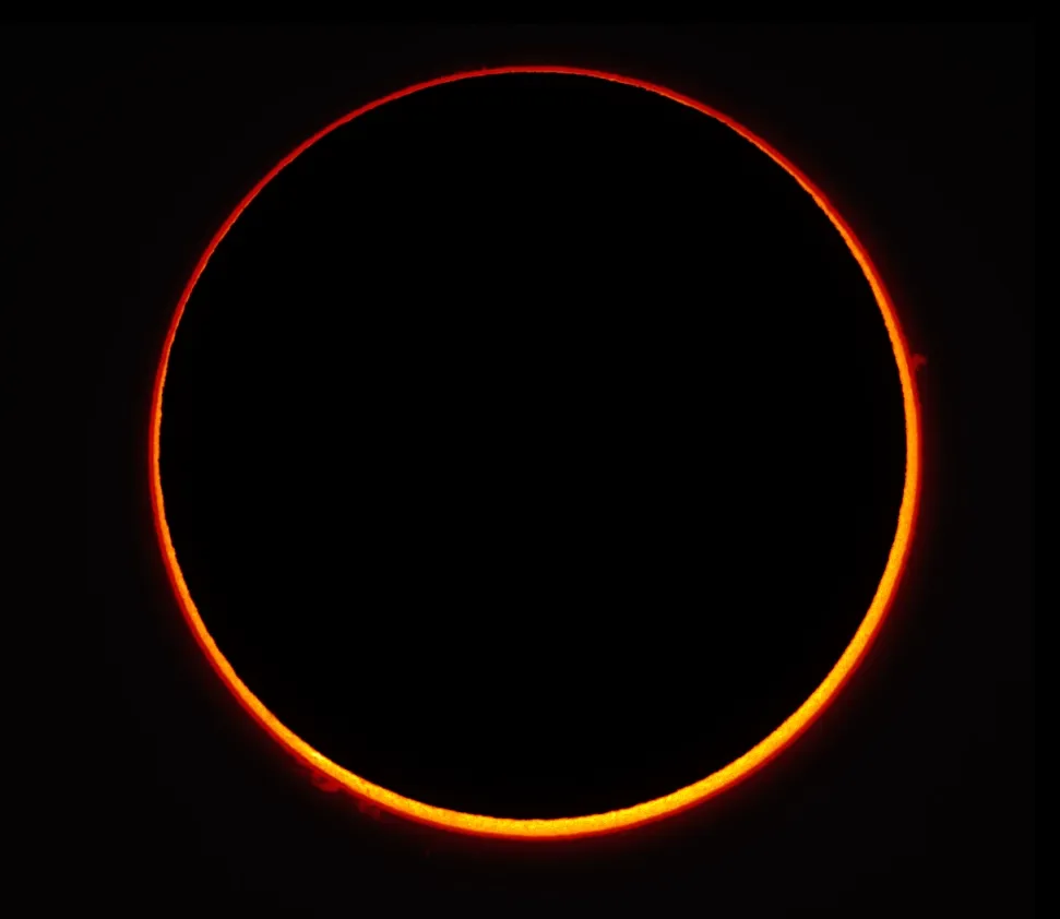 Annular solar eclipse 2016