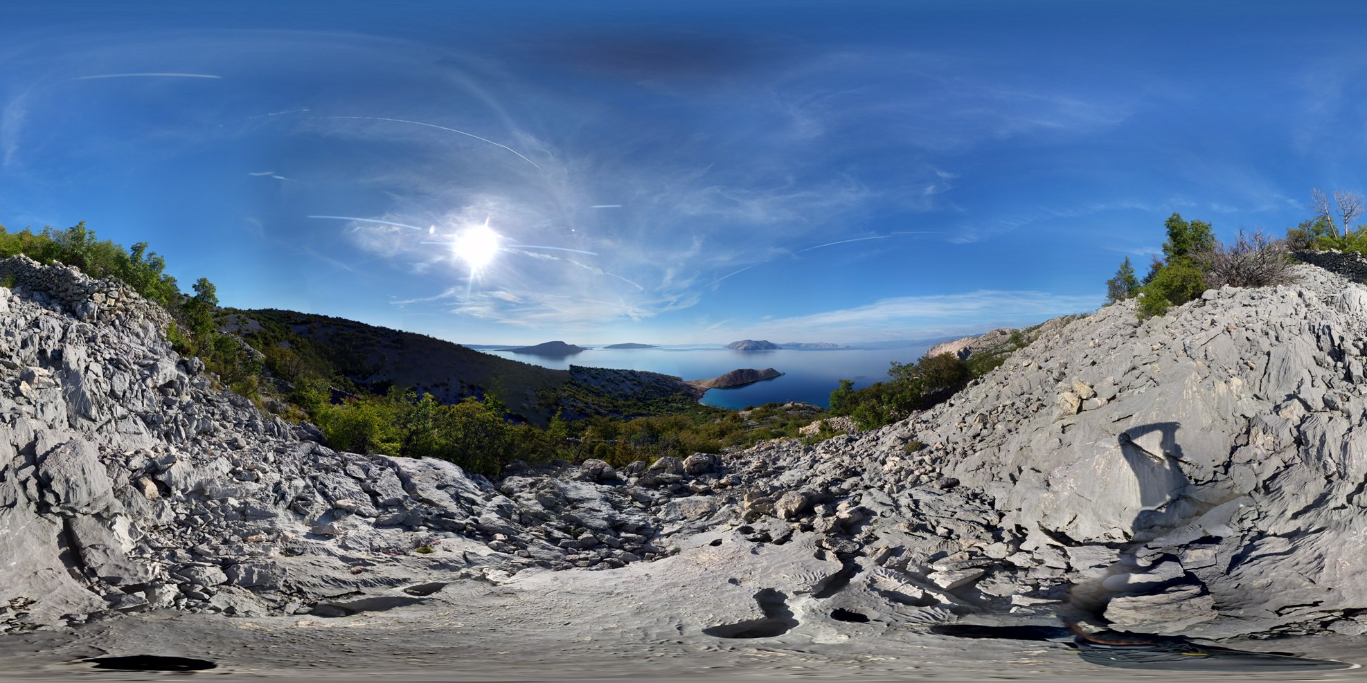 Samsung Galaxy S5 surround shot example, Lukovo coast in Croatia 2