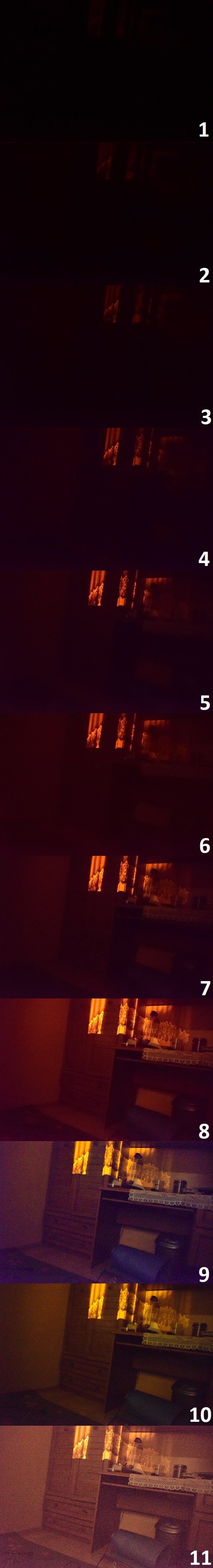 Nikon D5300 almost completely dark room example photo 2