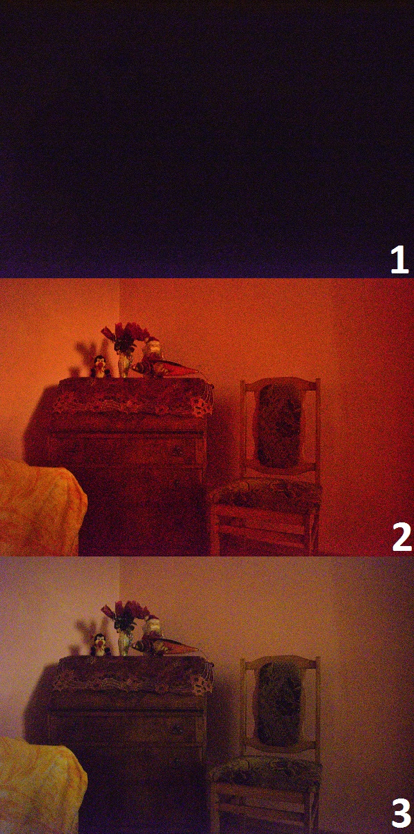 Nikon D5300 almost completely dark room example photo 3