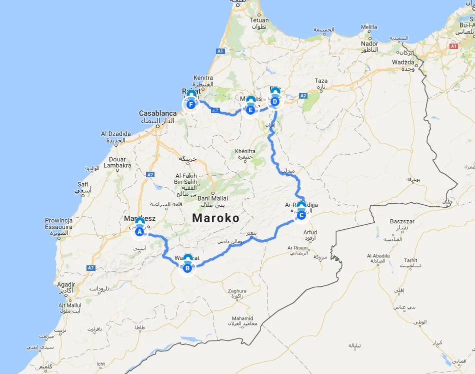 Morocco - loop trip type