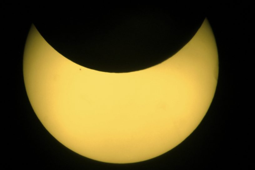 Partial solar eclipse 2017 in Argentina