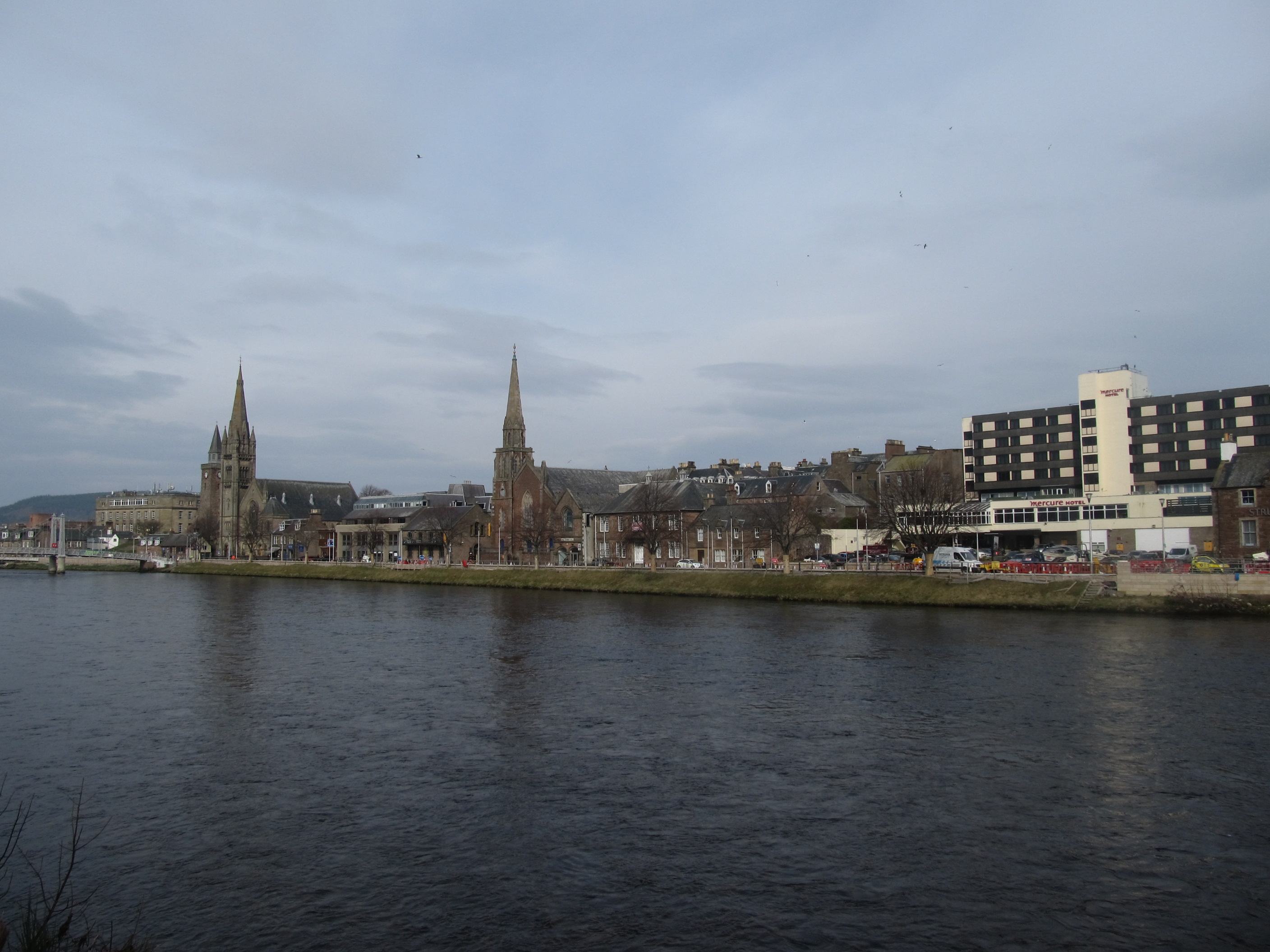Inverness downtown seen from the south