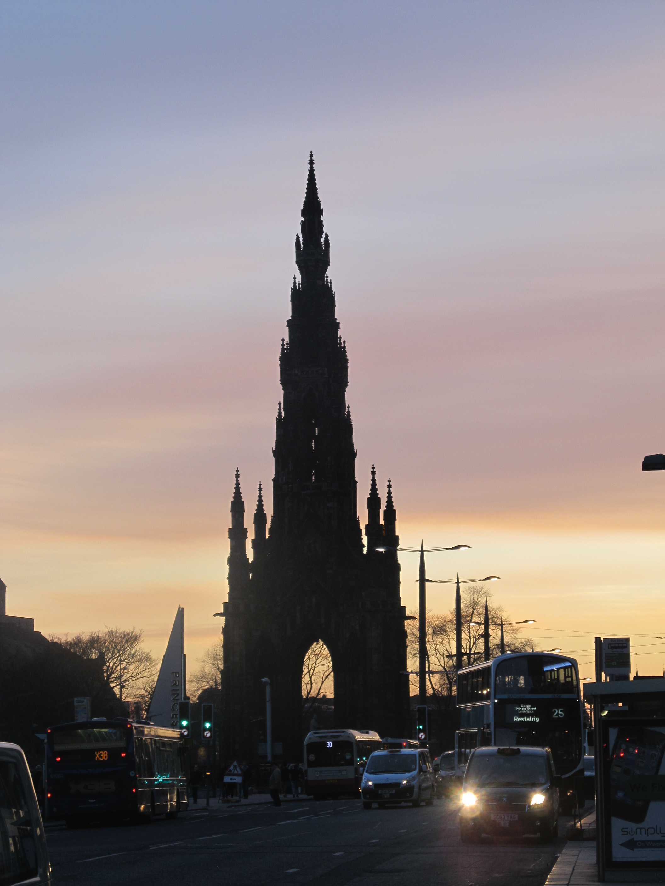 The Victorian Gothic Monument in Edinburgh