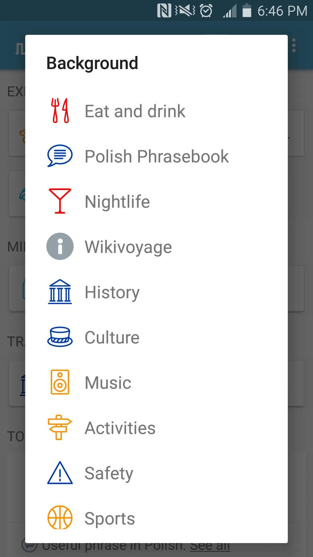 Triposo Android app Subcarpathian Poland 2