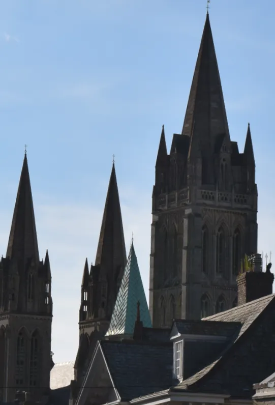 Truro Cathedral seen from bypass