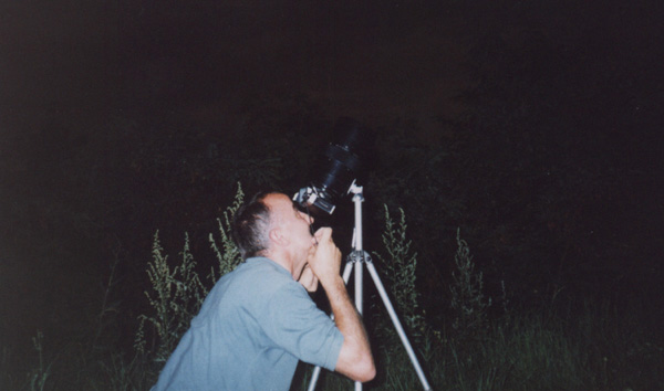 Wiesiek SŁotwinski a member of Krosno branch of Polish Society of Amateur Astronomers