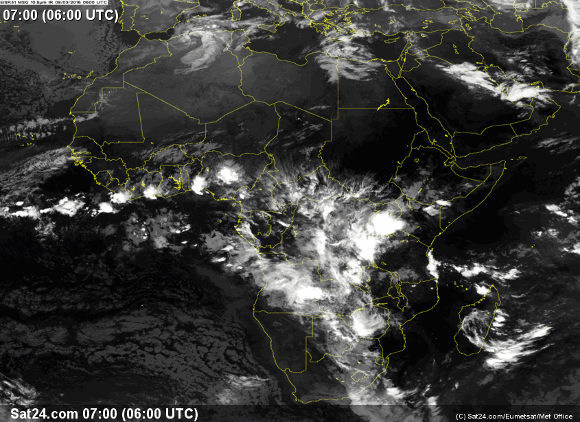 2016-03-07 6UTC clouds Africa Sat24.com