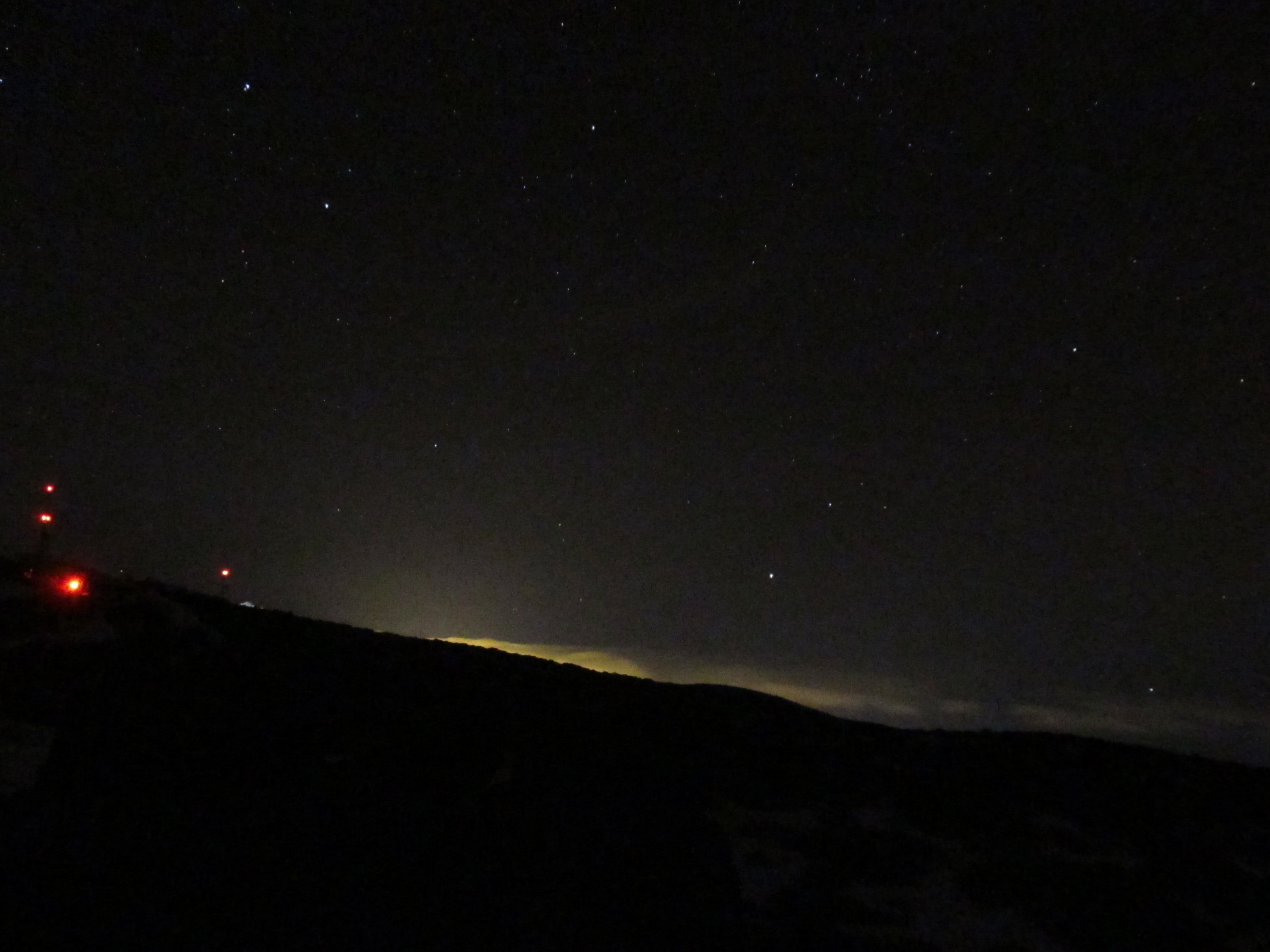 Tenerife light pollution from Santa Cruz de Tenerife