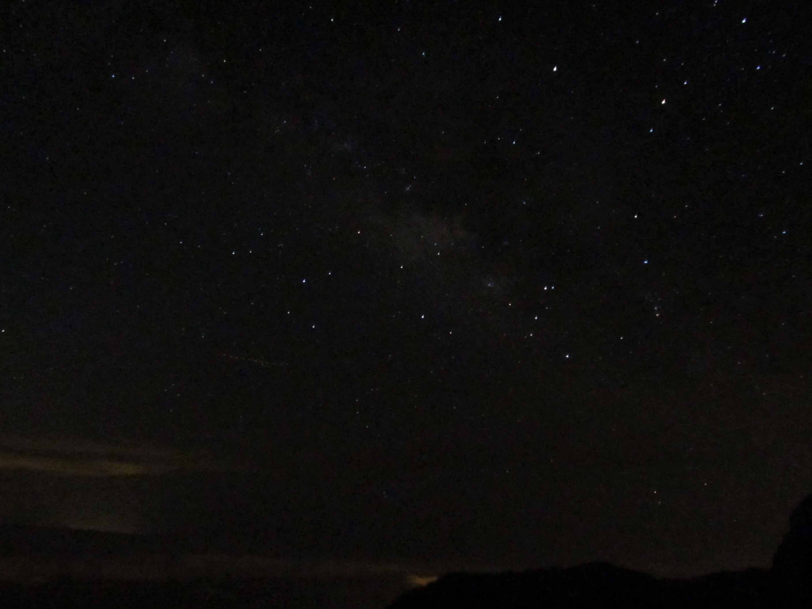 Scorpius, Saggitarius and Milky Way seen from the Tenerife Canon Powershoot SX 130 IS