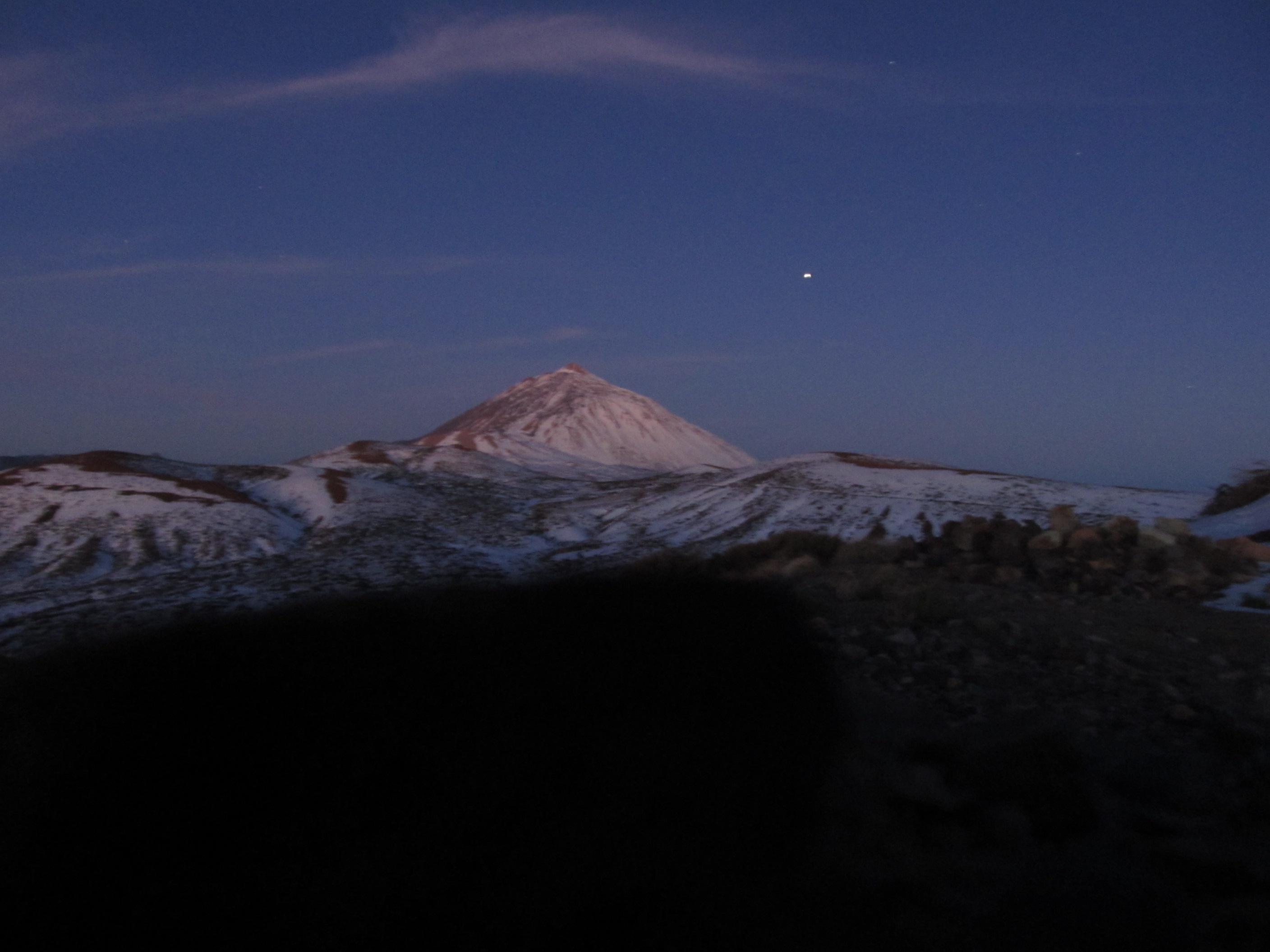 Jupiter set near the Teide volcano3