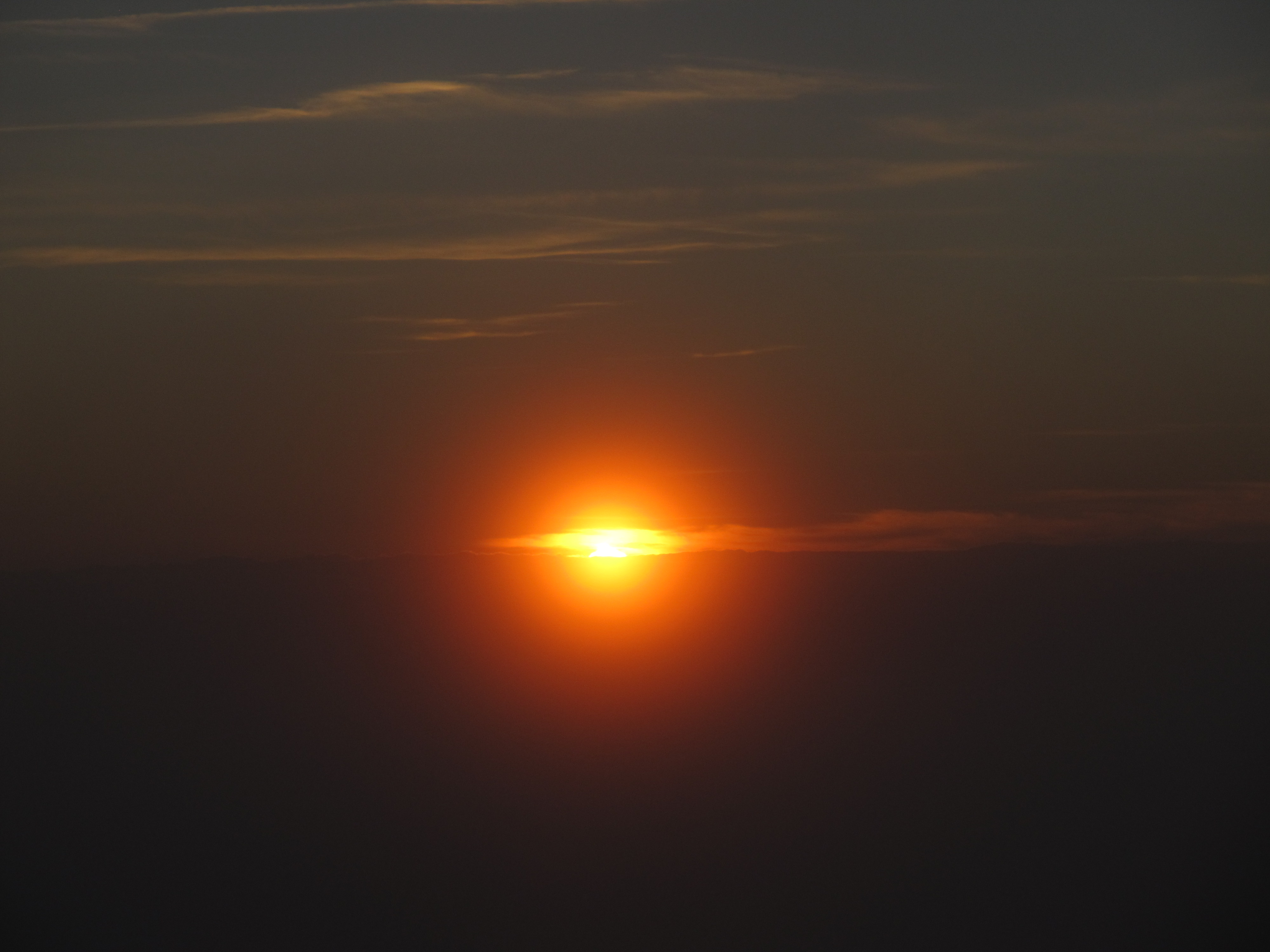 Sunrise near Teide Observatory