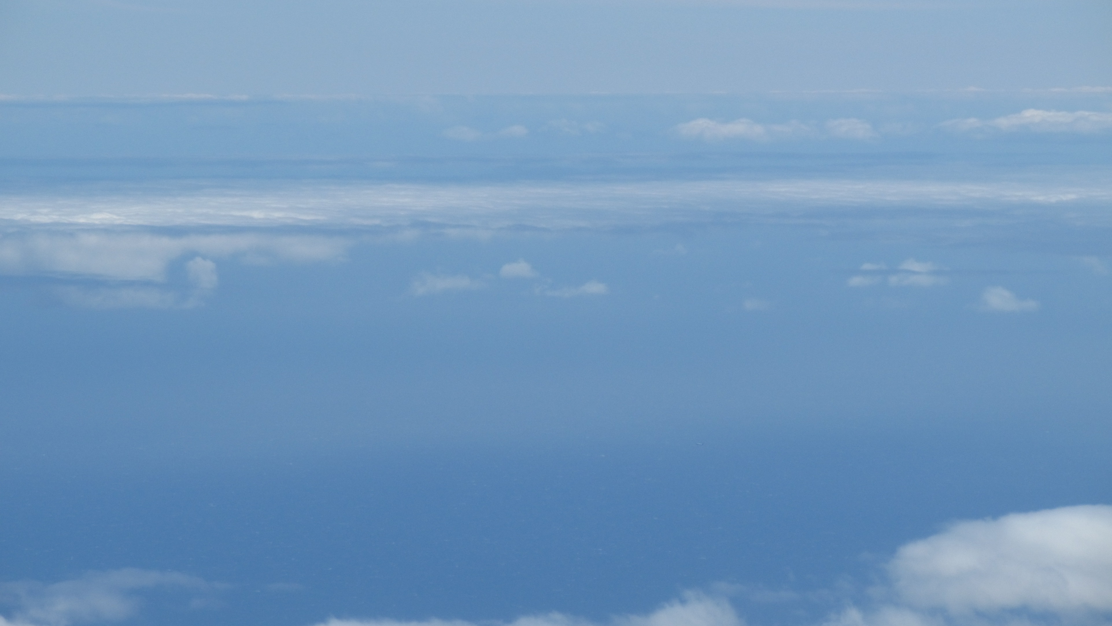 Clouds above Atlantic seen from Pico del Teide