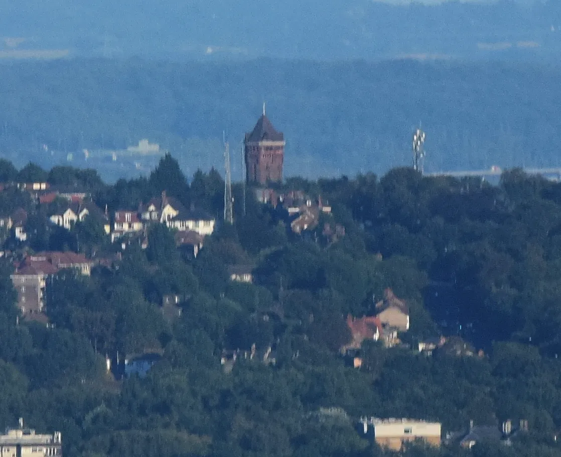 Shooters hill ater tower seen from The Shard
