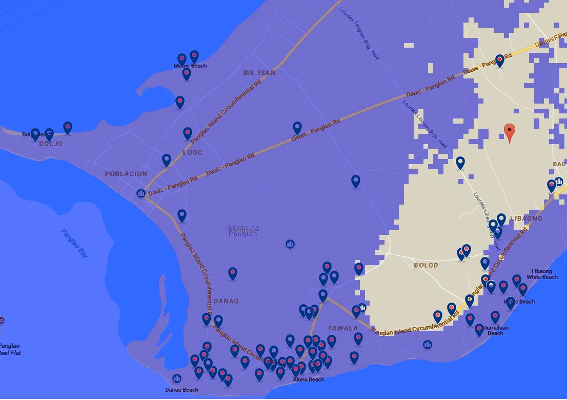 Heywhatsthat tsunami simulation