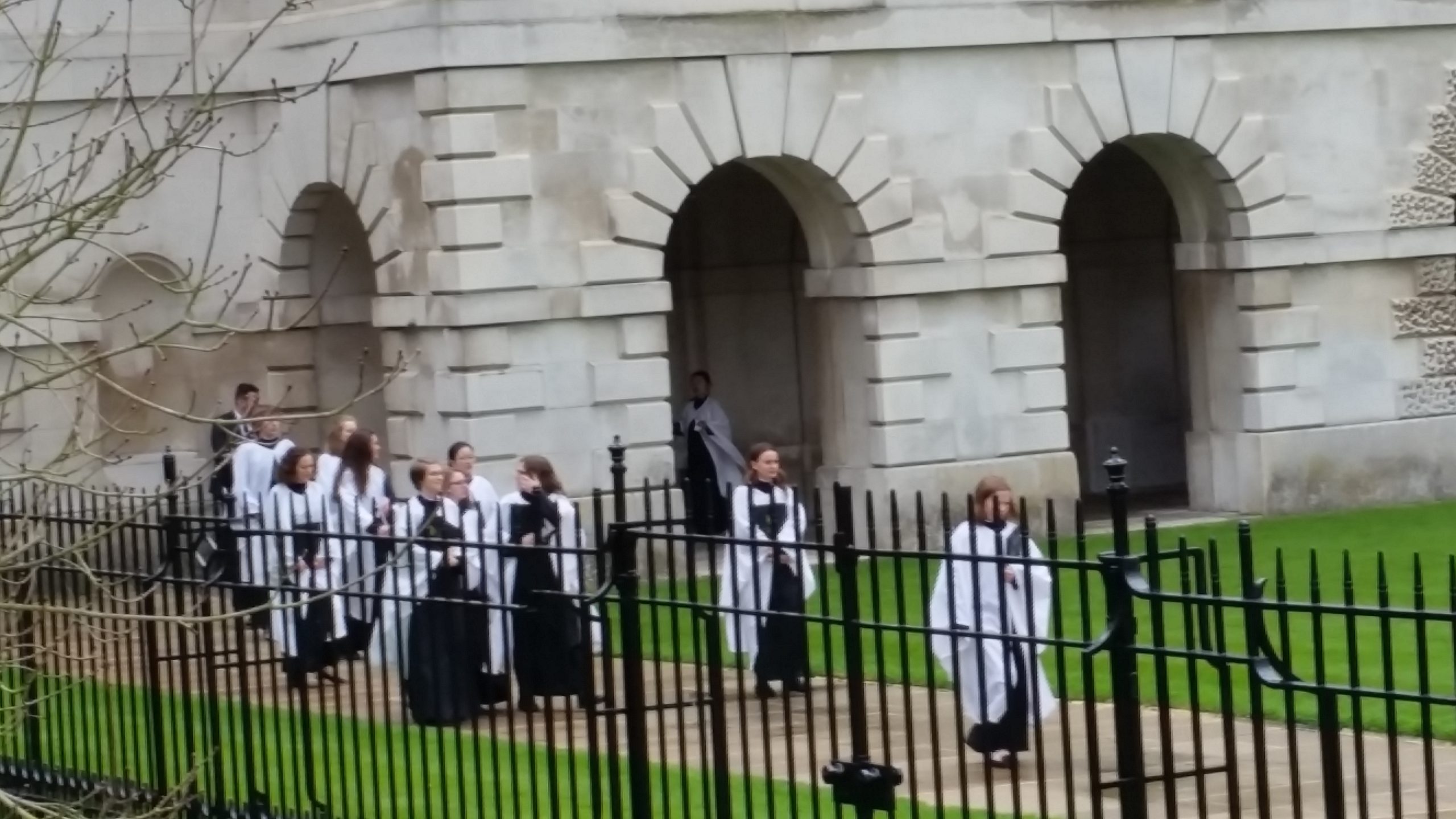 Stephen Hawking's funeral a choir