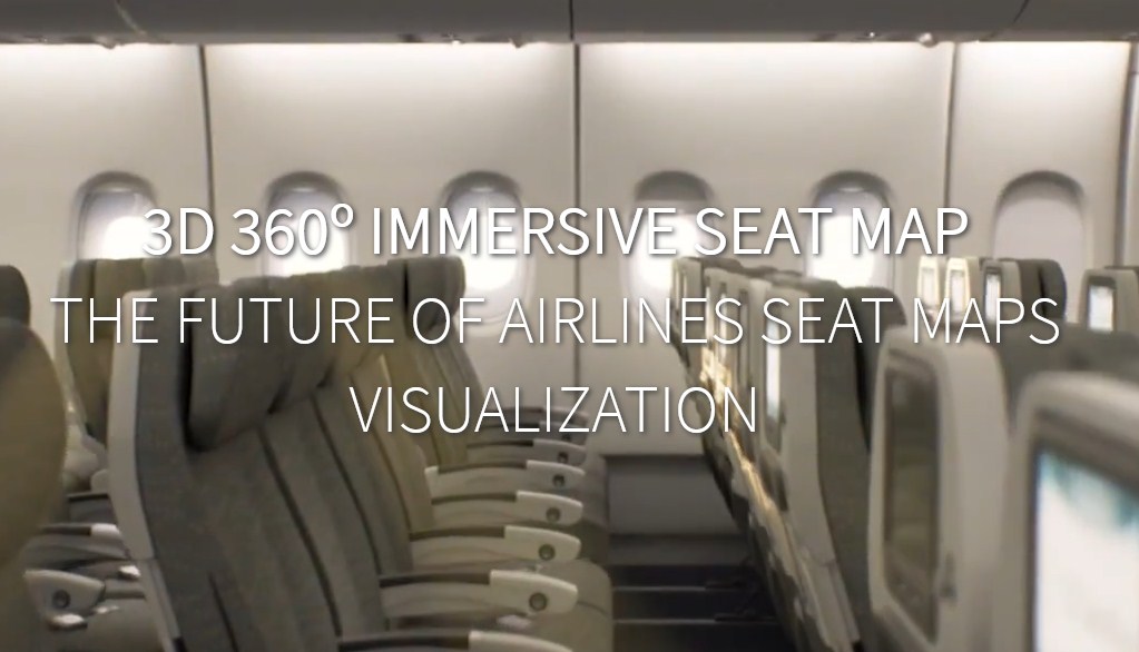 3D 360 immersive seat map visualization