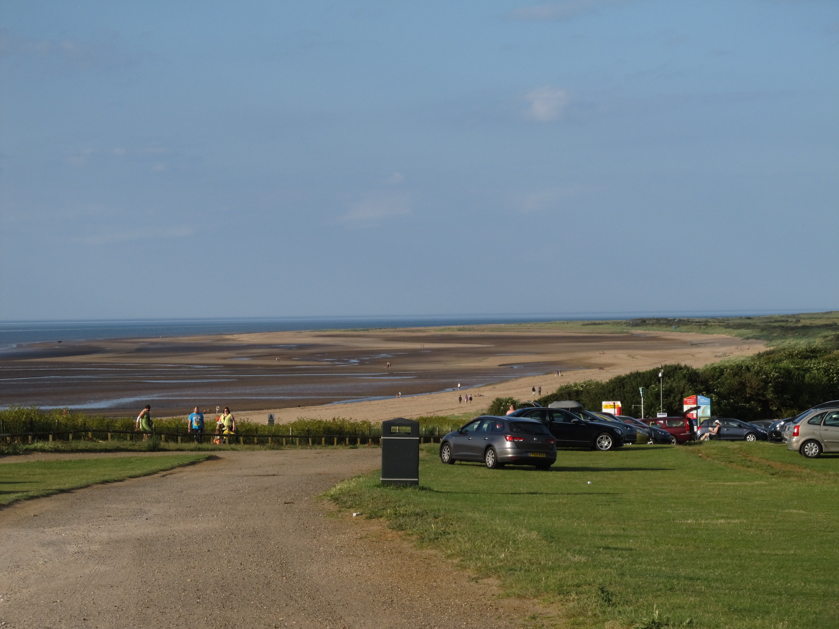 Holme Dunes National Reserve at Norfolk Coast seen from the Old Hunstanton