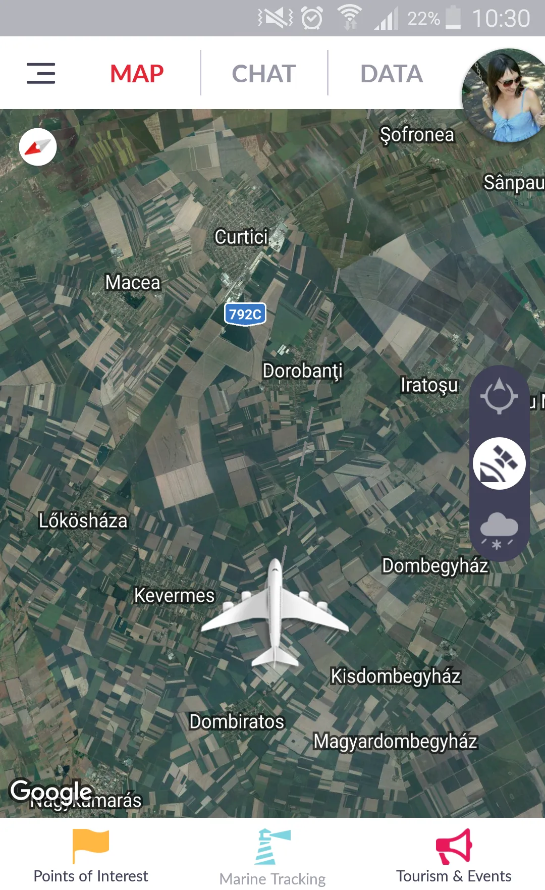 Android flight route apps