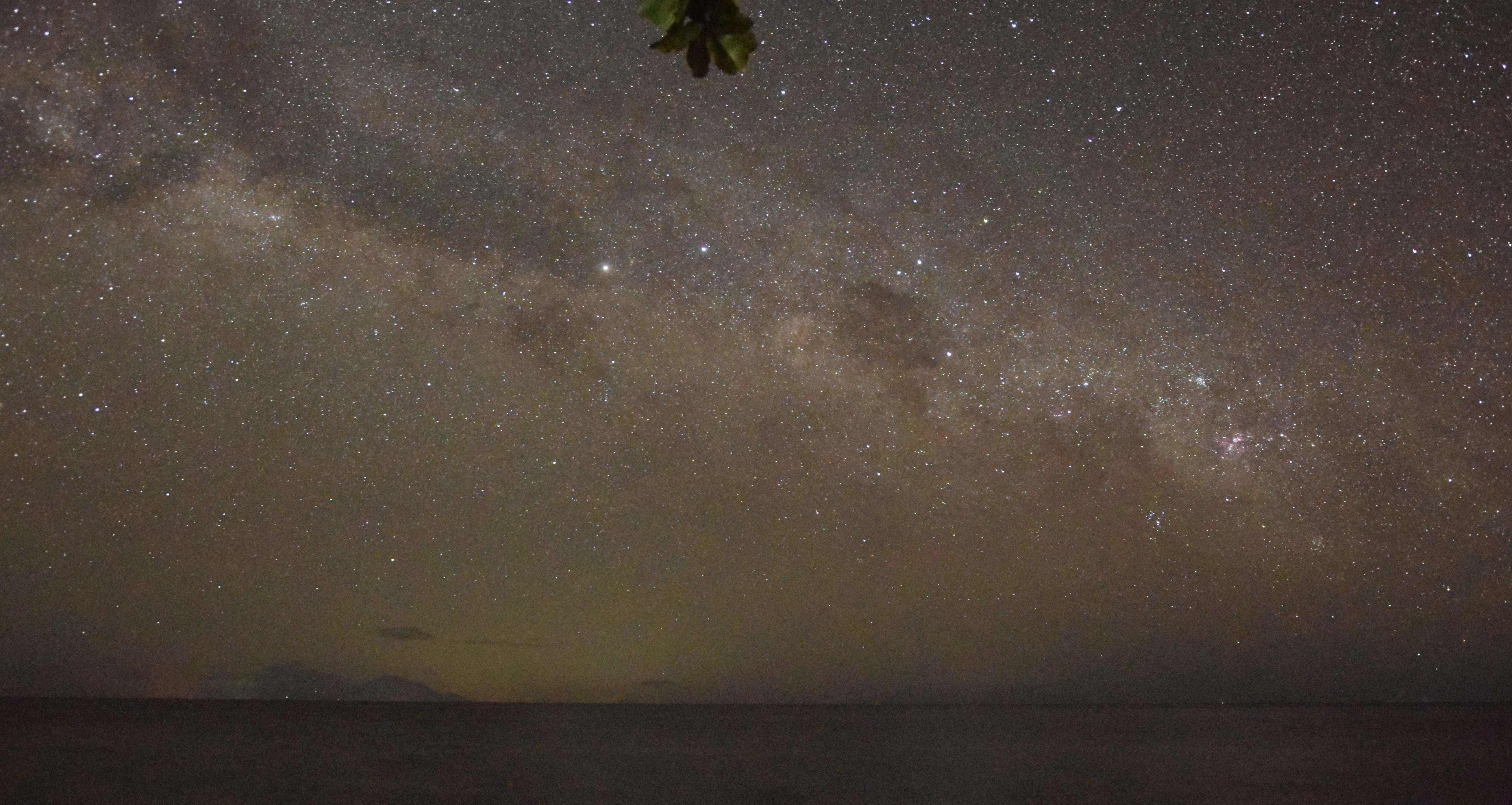 Milky Way with Crux and Rigel Centaurus seen from Bohol
