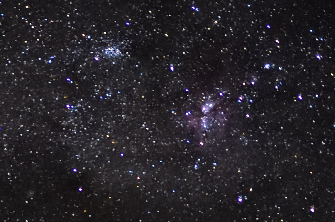 Sigma 18-35mm f/1.8 stargazing Art Crux and NGC 3766 cropped