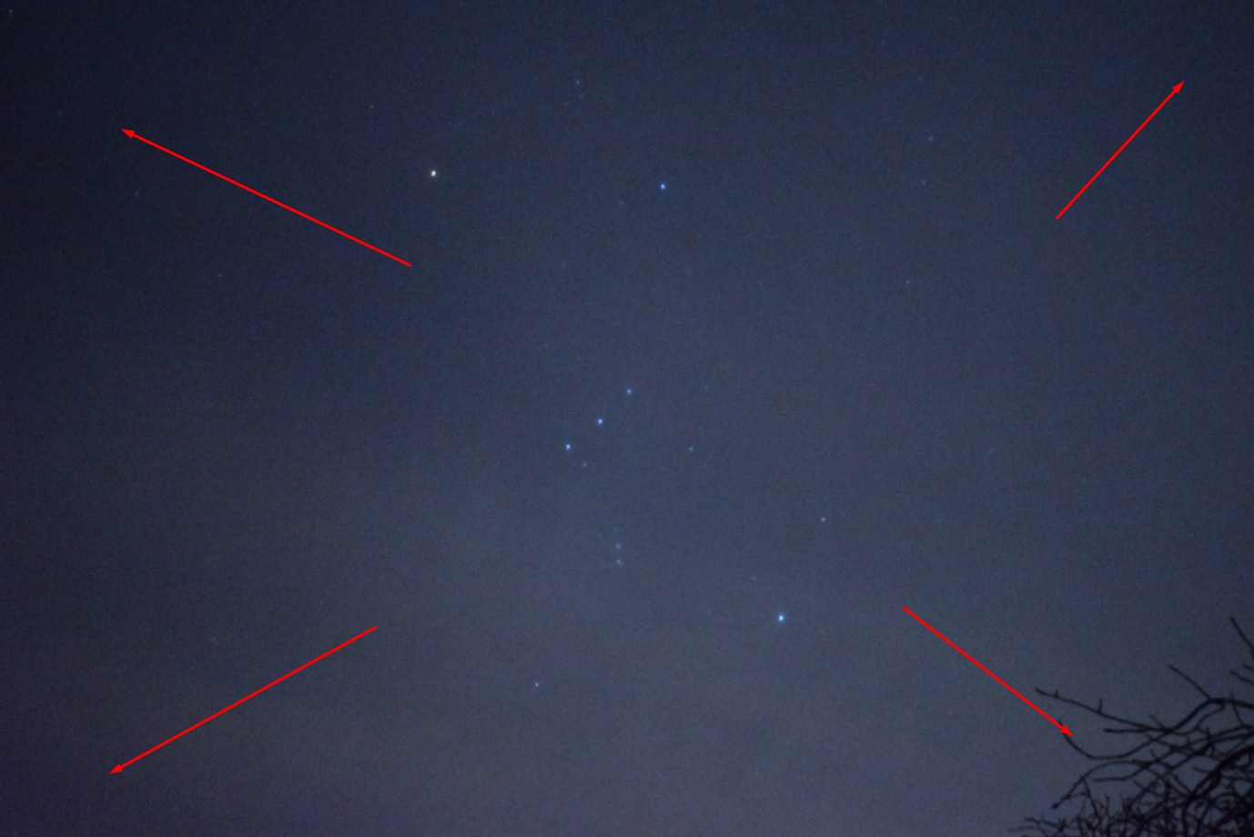 Sigma 18-35mm f/1.8 Art light fall Orion constellation