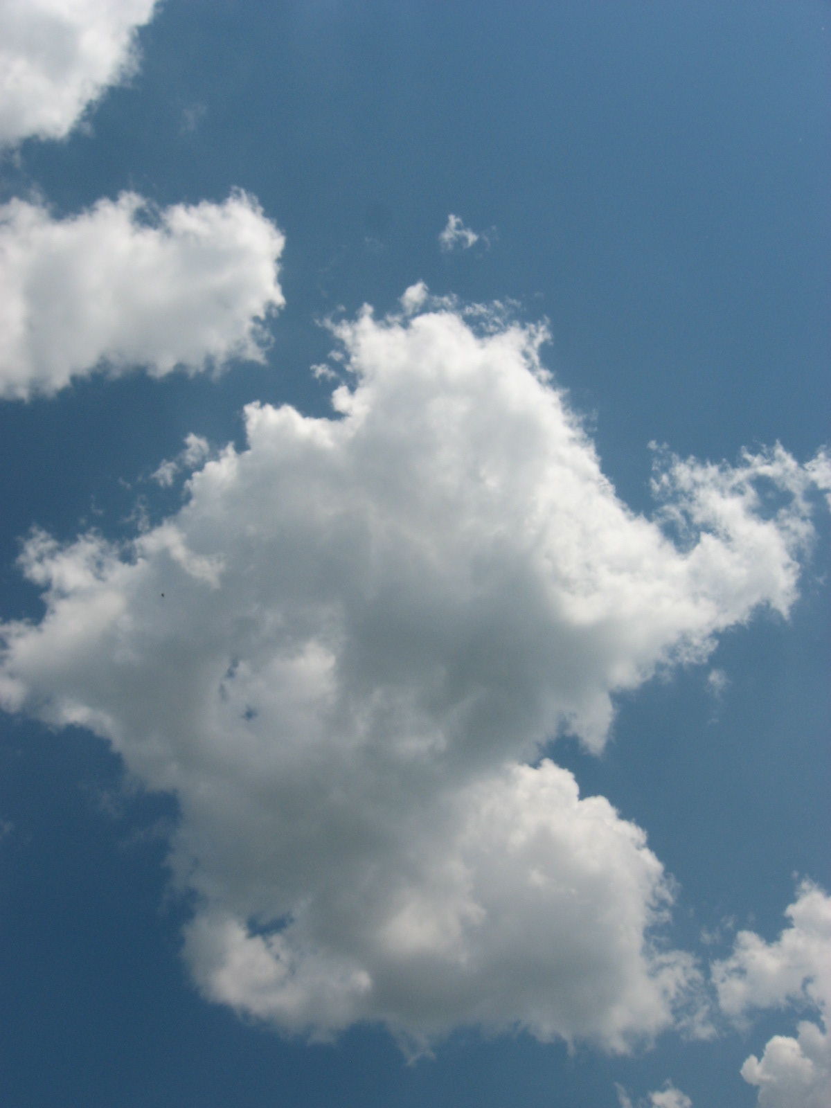 Non selective light scattering cumulus humilis cloud