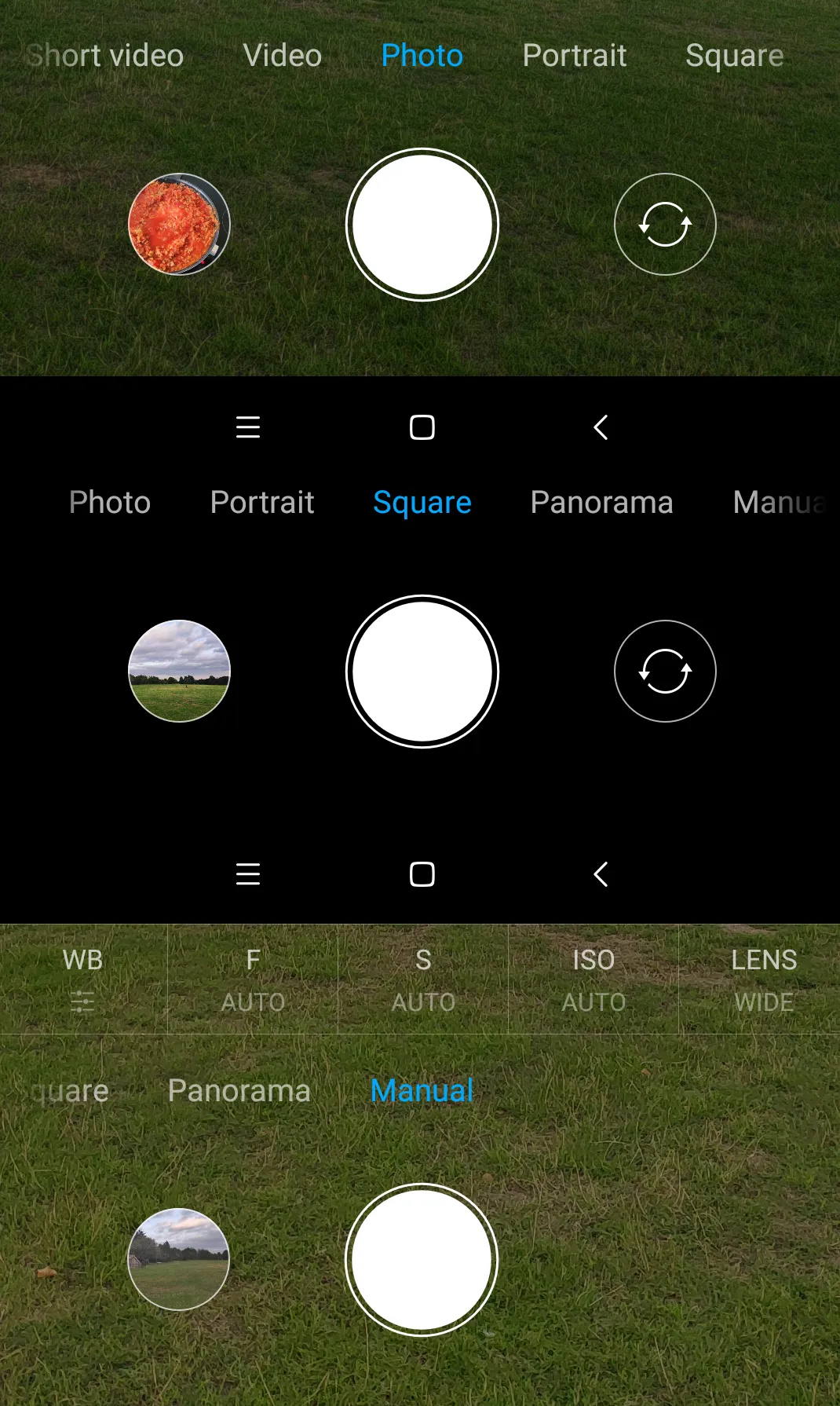 Xiaomi Mi 8 (Global version) main photo options