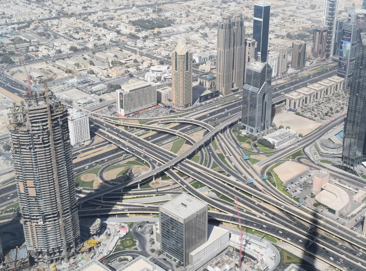 Burj Khalifa Sheikh Zayed Rd and Al Safa Street
