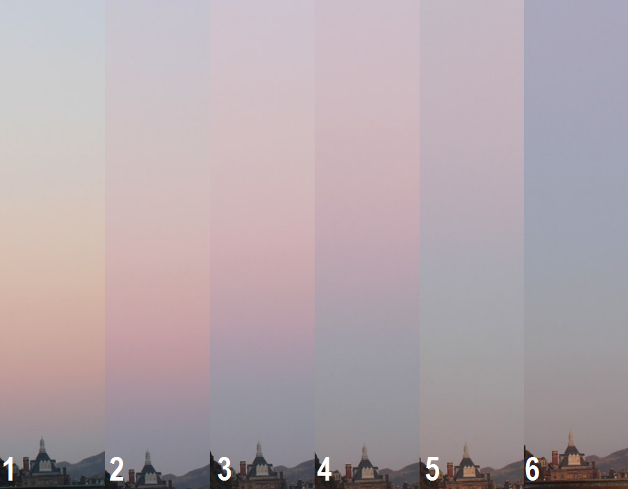 Light transition belt of Venus example