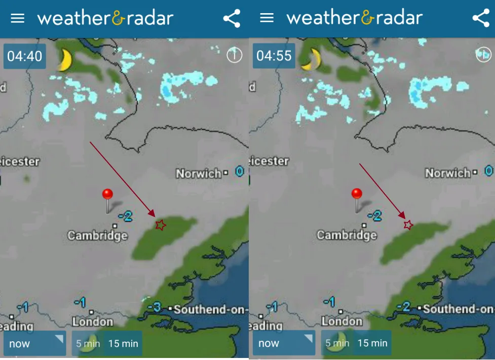 Total lunar eclipse 2019 Cloudiness eastern UK Weather & Radar app