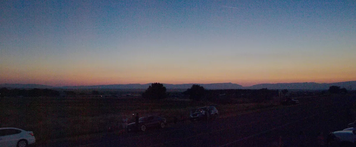 Owl Creek Mountains extended visual range total solar eclipse