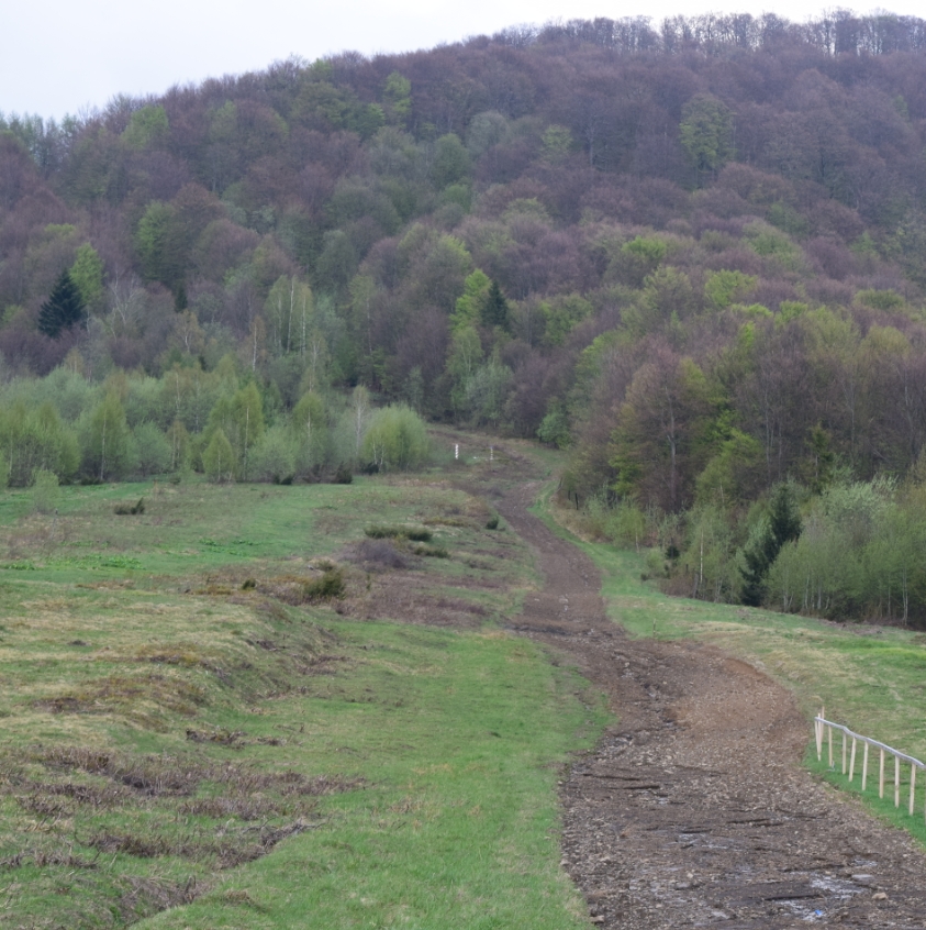 Poland Ukraine border near Menczyl