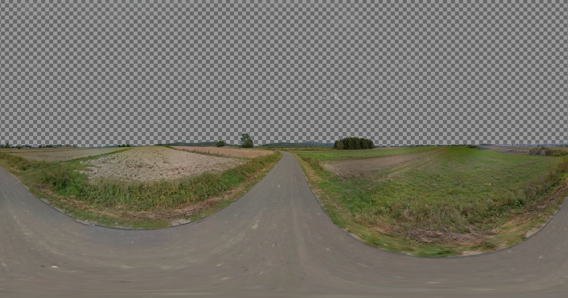 Transparent image in GIMP
