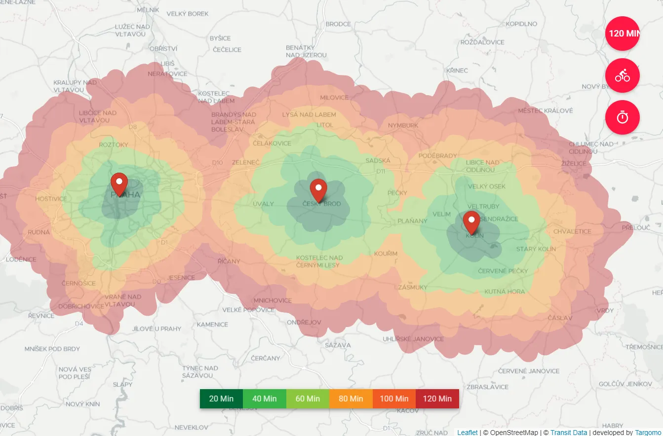 How to make an isochrone map in Google MyMaps quickly?