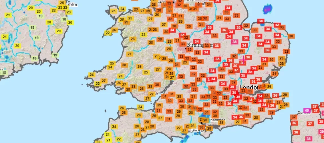 UK Heatvawe 2019