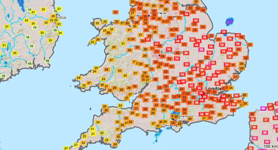 UK Heatvawe 2019