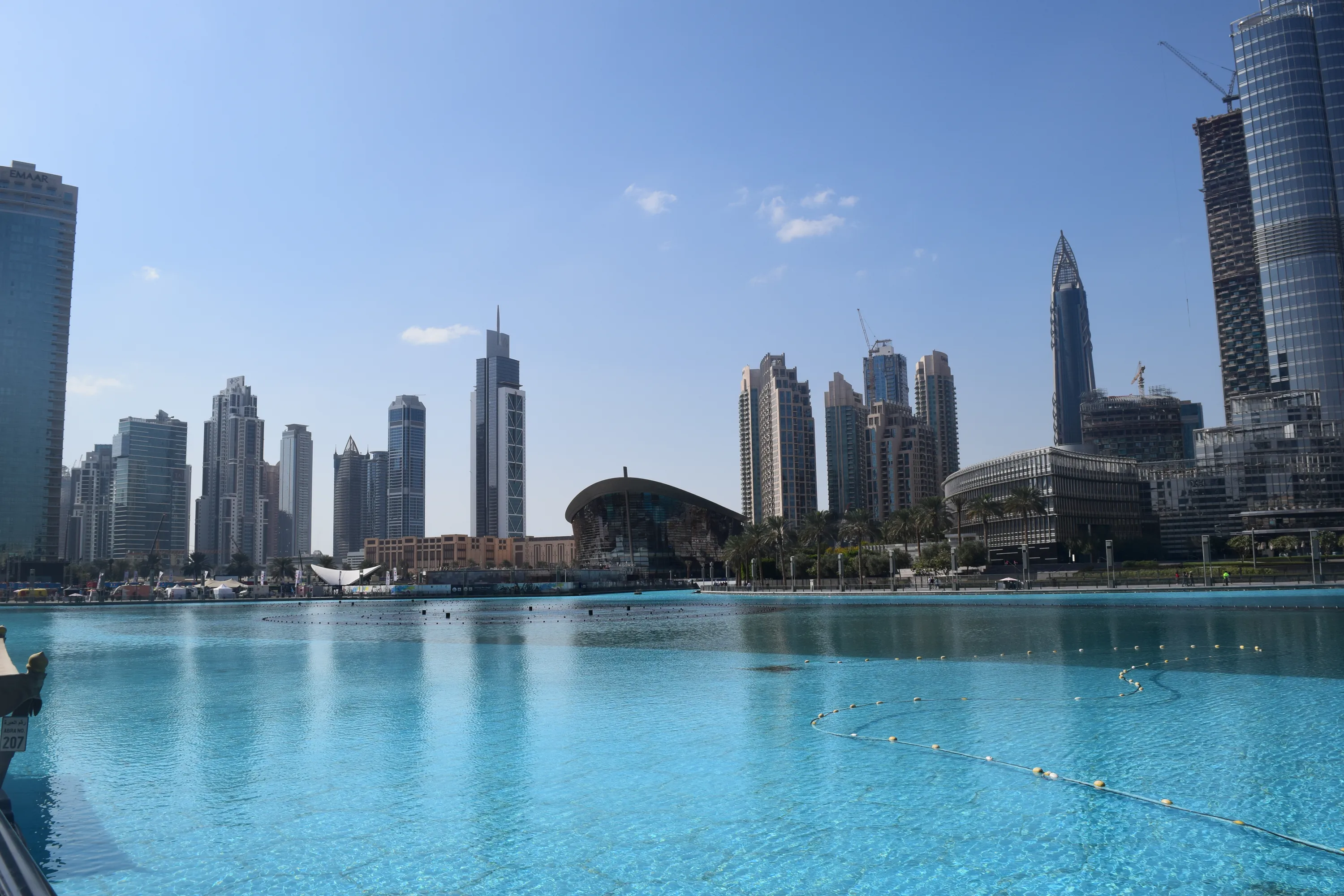 Dubai Fountains and Opera beyond