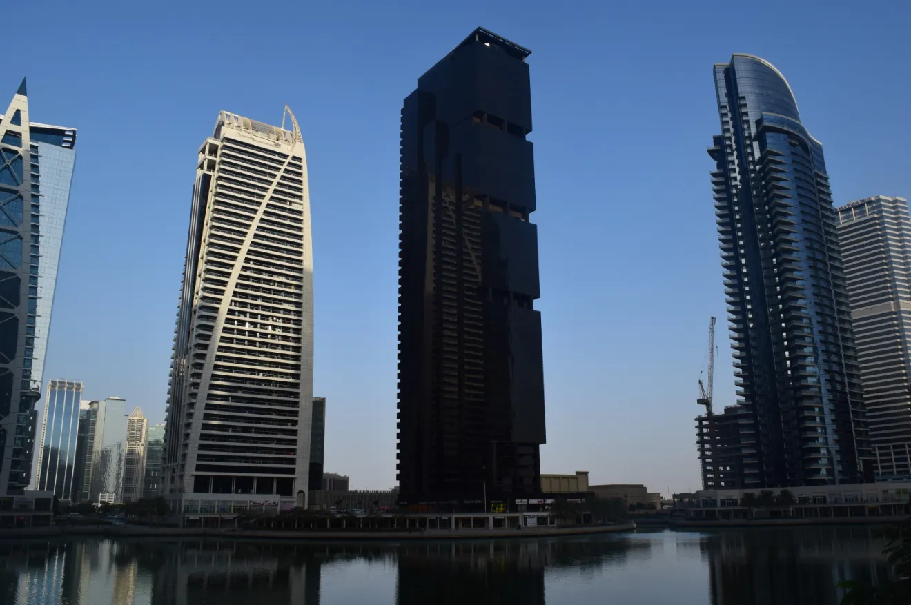 Jumeirah Lake Towers - typical view