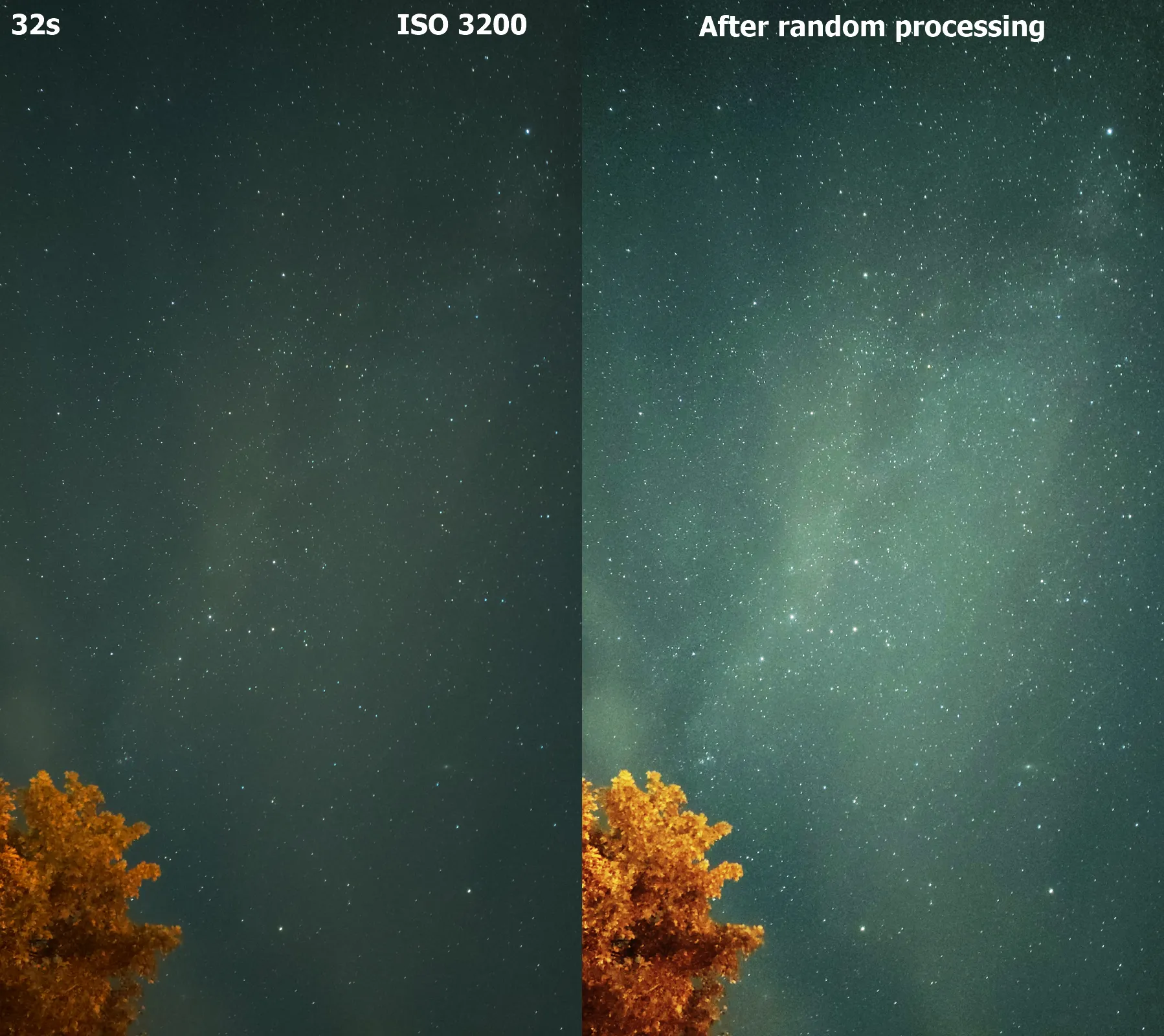 Xiaomi Mi 9 night image comparison