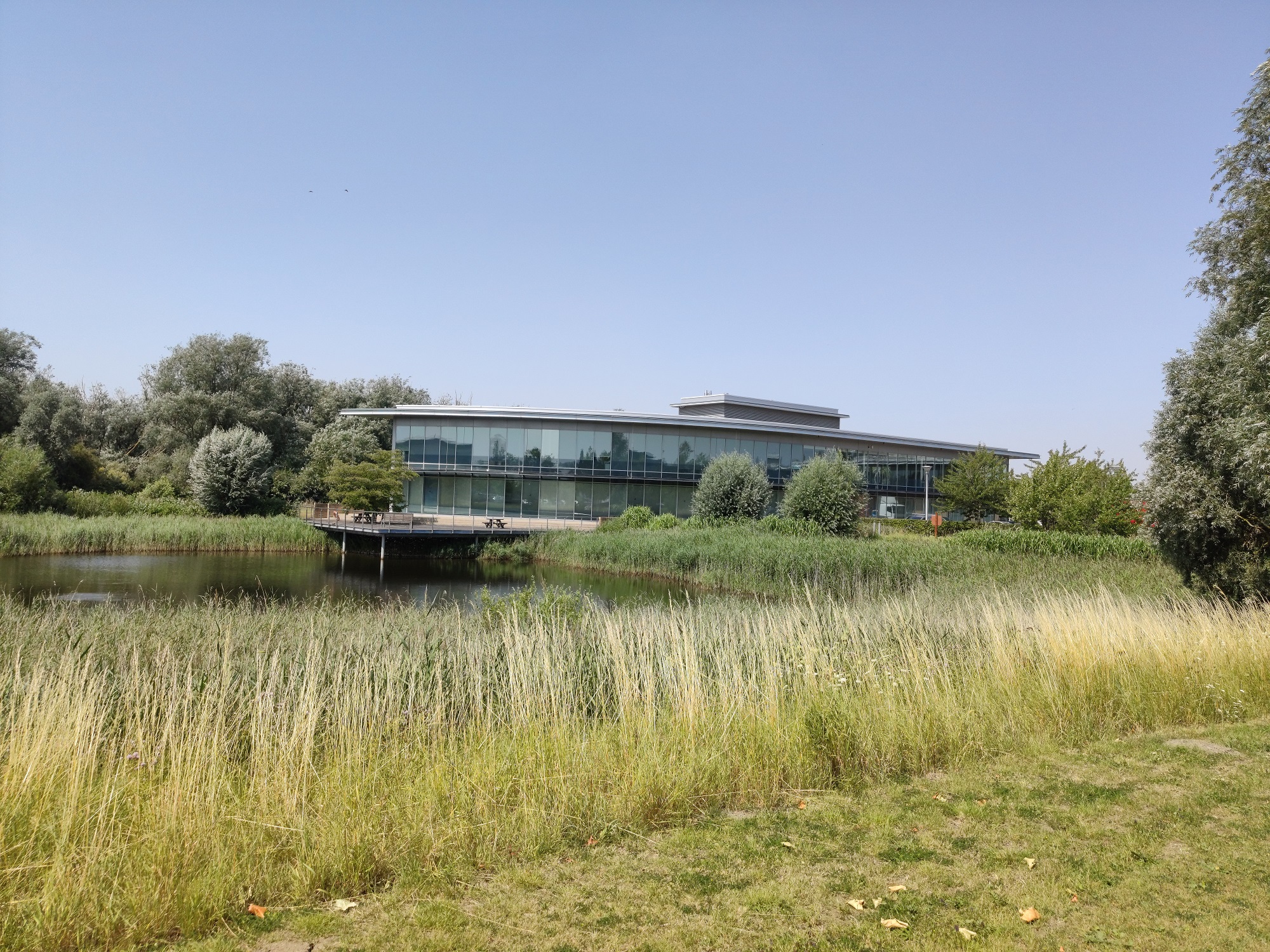 Cambridge Research Park, the hottest day in UK2