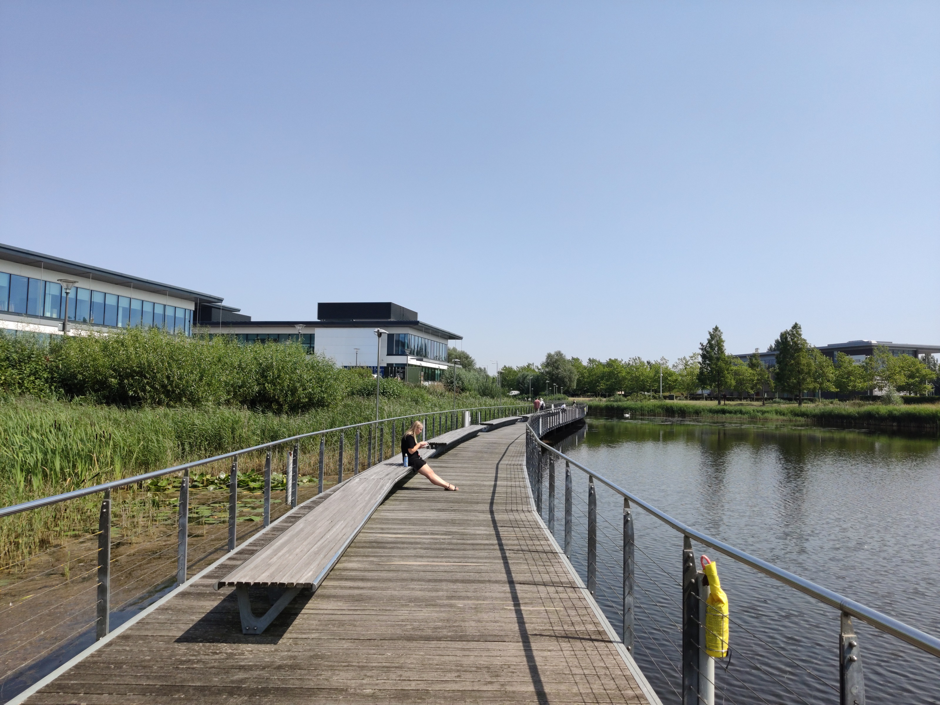 ambridge Research Park, the hottest day in UK4