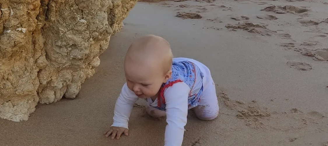 Toddler on the beach