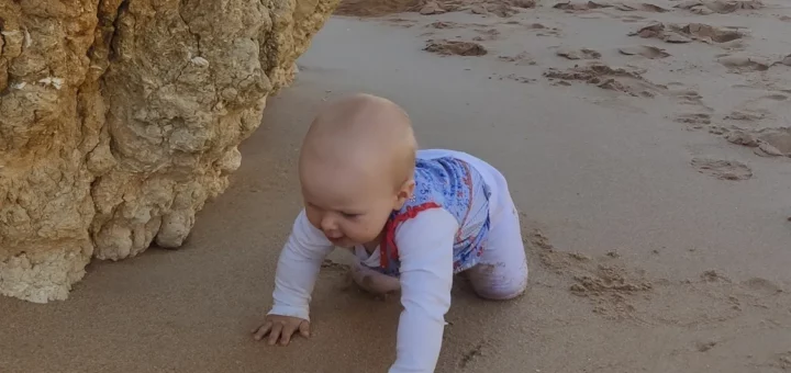 Toddler on the beach