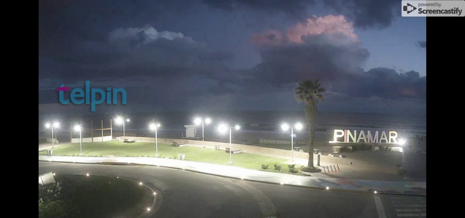 Pinamar total solar eclipse below the horizon 2019