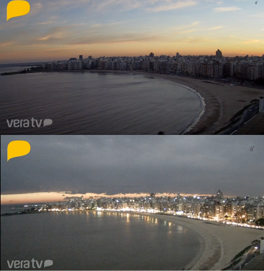 Montevideo vera webcam day before